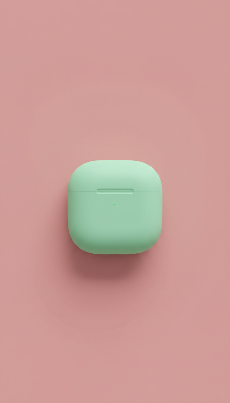Mint Shock Wireless Earbuds Case
